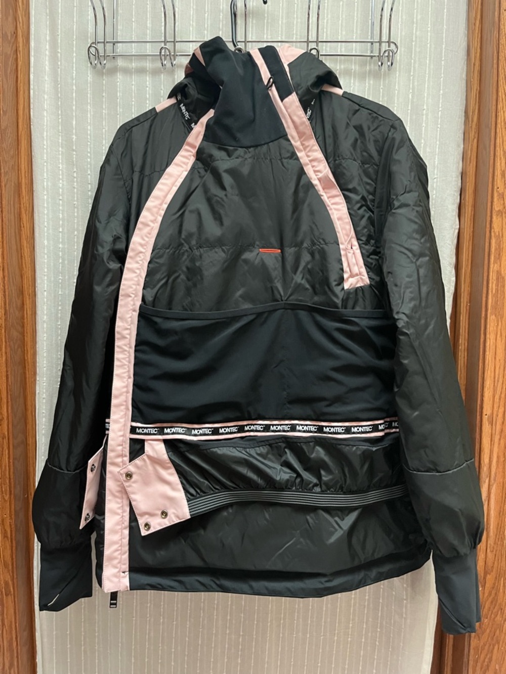 Montec Doom W Snowboard Jacket Women Soft Pink/Black Sz L - Picture 6 of 16